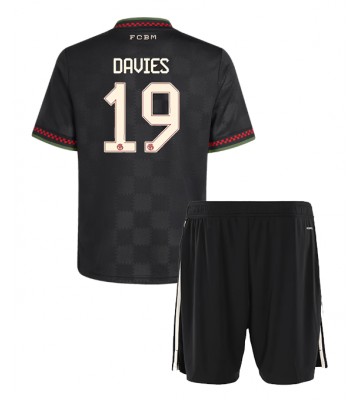 Bayern Munich Alphonso Davies #19 Tredjetrøje Børn 2025-26 Kortærmet (+ Korte bukser)